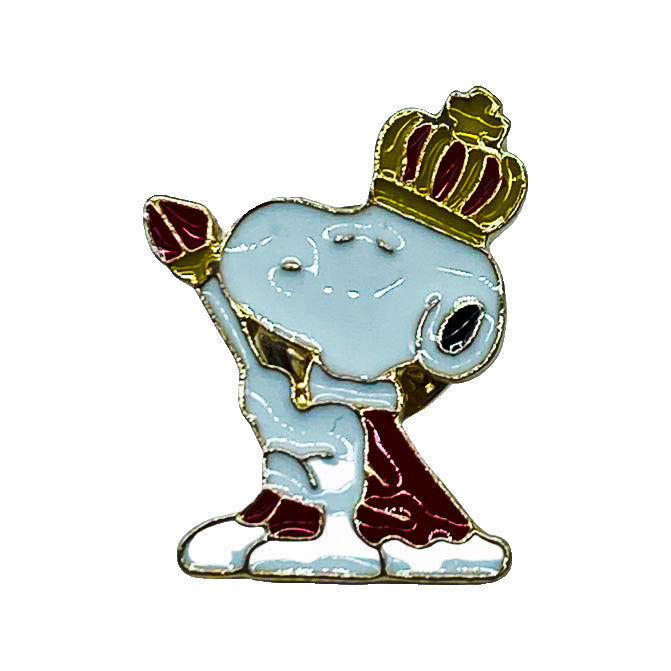 Cartoon - Snoopy Crown - Peanuts Characters Brooch Accessory - Front