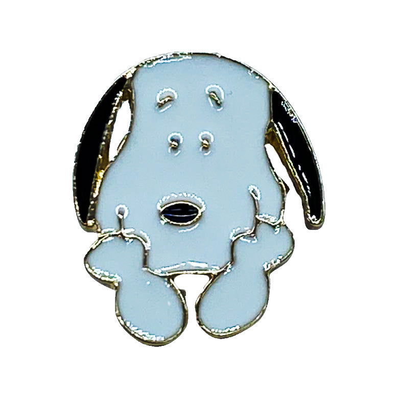 Cartoon - Snoopy Front Profile - Peanuts Characters Brooch Accessory - Front