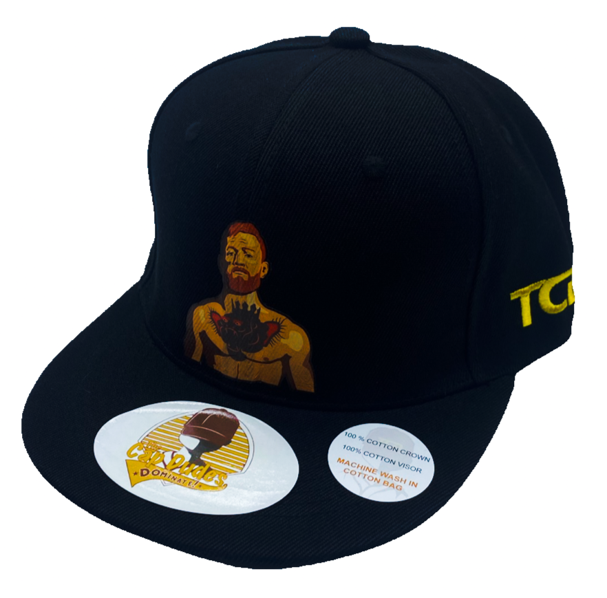Conor McGregor MMA Black Baseball Hat - The Cap Dudes -  Front View