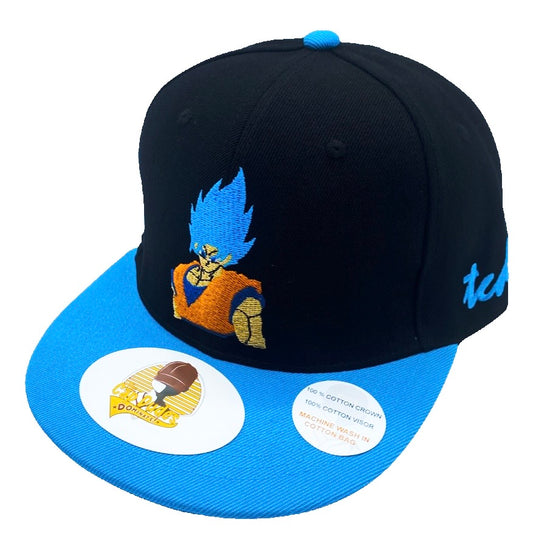 DBZ Blue Goku Baseball Hat - The Cap Dudes