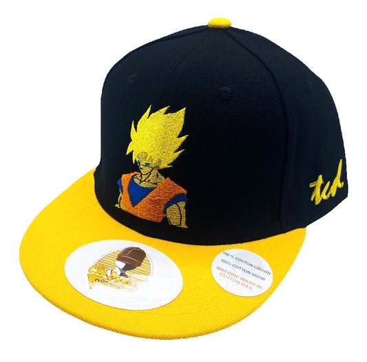 DBZ Yellow Goku Baseball Hat - The Cap Dudes
