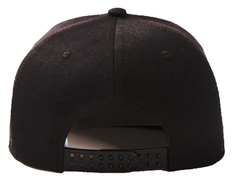 Da Vinci Black Baseball Hat - The Cap Dudes - Back View
