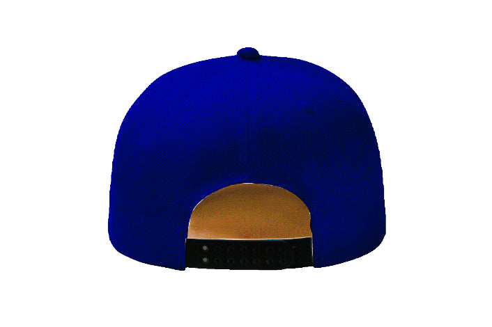 Dark Blue Baseball Hat-Double Snapback 9Fifty Style 100% Cotton-The Cap Dudes-Back View