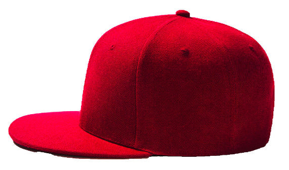 Dark Red Baseball Hat - Double Snapback 9Fifty Style - The Cap Dudes - Side View