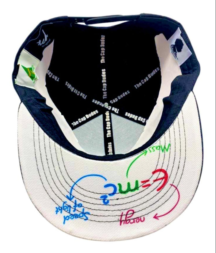 Einstein Baseball Cap - Under Brim - The Cap Dudes