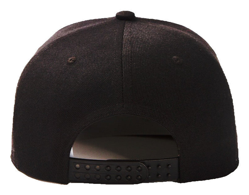 Eminem Black Baseball Hat Snapback Adjustable - The Cap Dudes - Back View