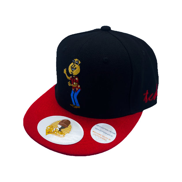 Family Guy Glenn Quagmire - Black Baseball Hat - Embroidered Snapback Adjustable Fit 100% Cotton - The Cap Dudes - Front View