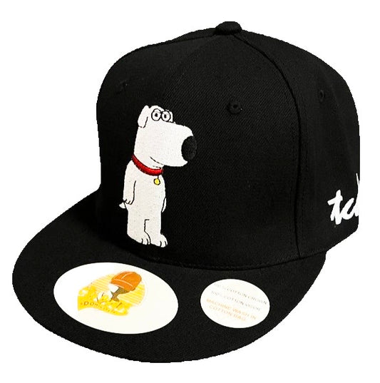 Family Guy Brian Black Baseball Hat - The Cap Dudes