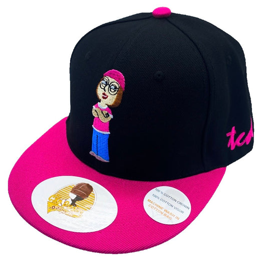 Family Guy Meg Griffin Black and Pink Baseball Hat - The Cap Dudes