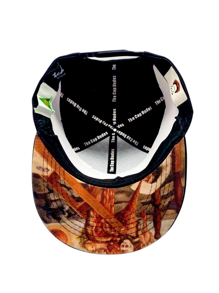 Frida Khalo Without Hope Black Baseball Hat - The Cap Dudes - Front View