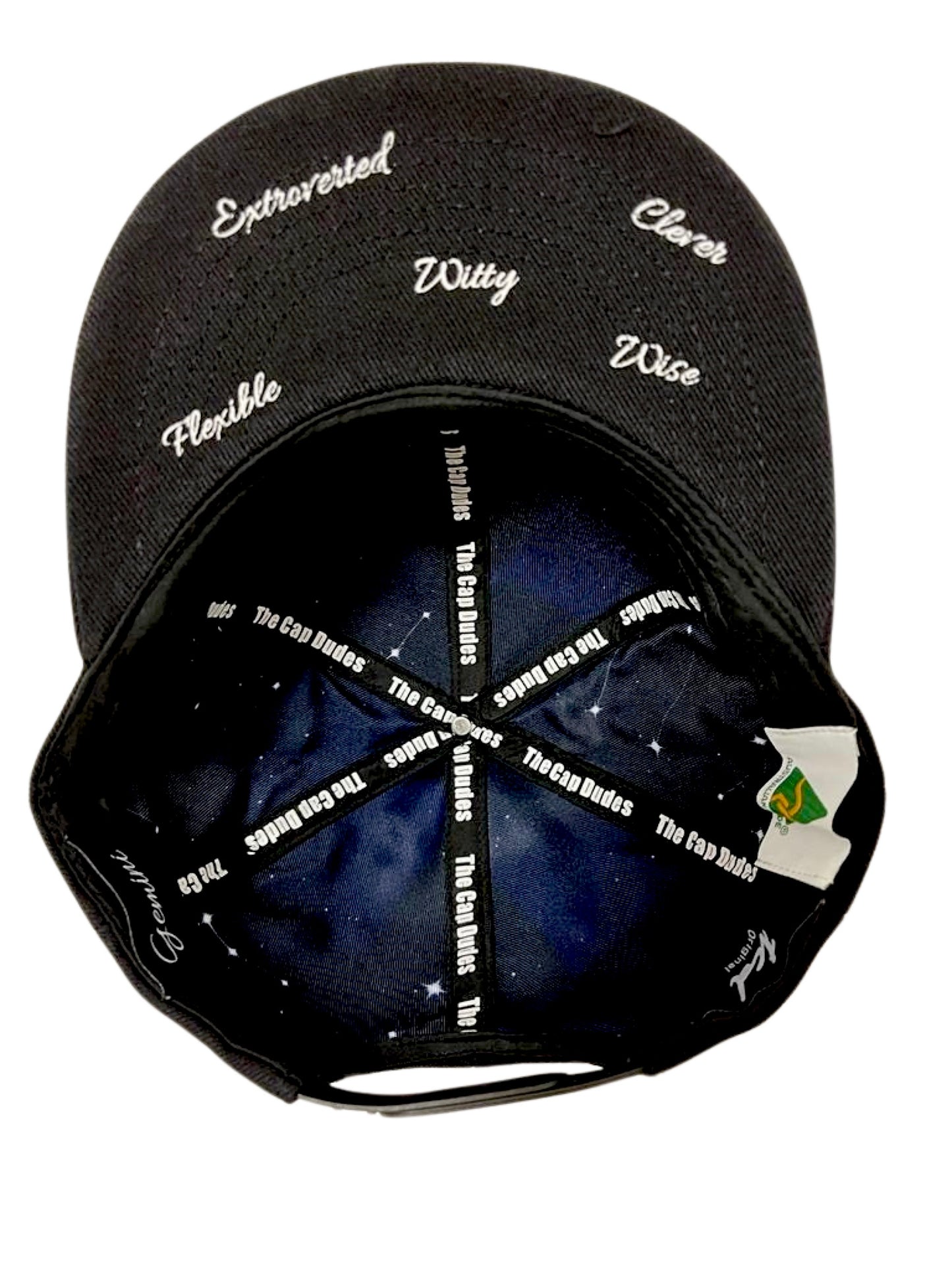 Gemini Horoscope Baseball Hat - Under Brim - The Cap Dudes