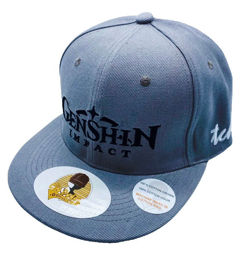 Genshin Impact Grey Baseball Hat - The Cap Dudes