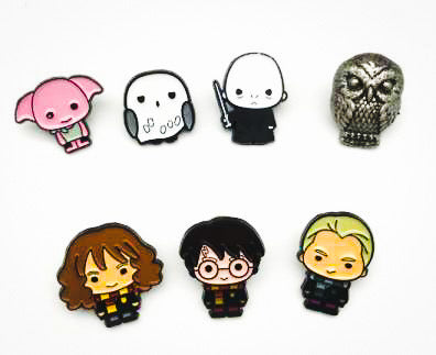 Harry Potter Characters Brooch Accessories - Front
