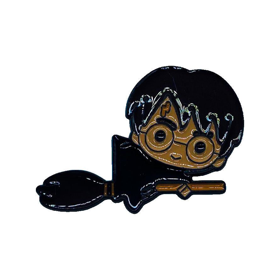 Harry Potter on Broomstick - Harry Potter Brooch Accessory - Front