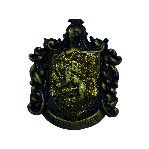 Hufflepuff House Seal - Harry Potter Brooch Accessory - Front