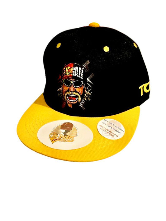 Hulk Hogan WWE-Black Baseball Hat-The Cap Dudes