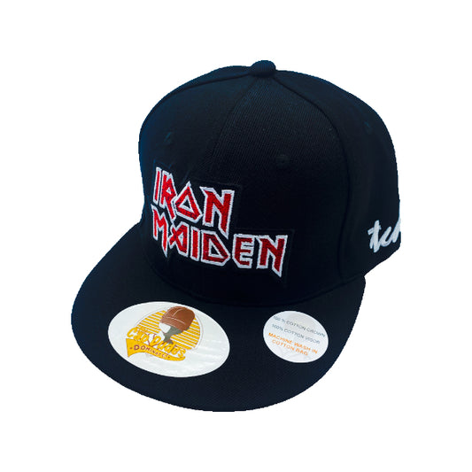Iron Maiden - Black Baseball Hat - The Cap Dudes - Front View