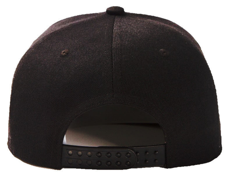 Iron Maiden Black Baseball Hat Snapback Adjustable - The Cap Dudes - Back View