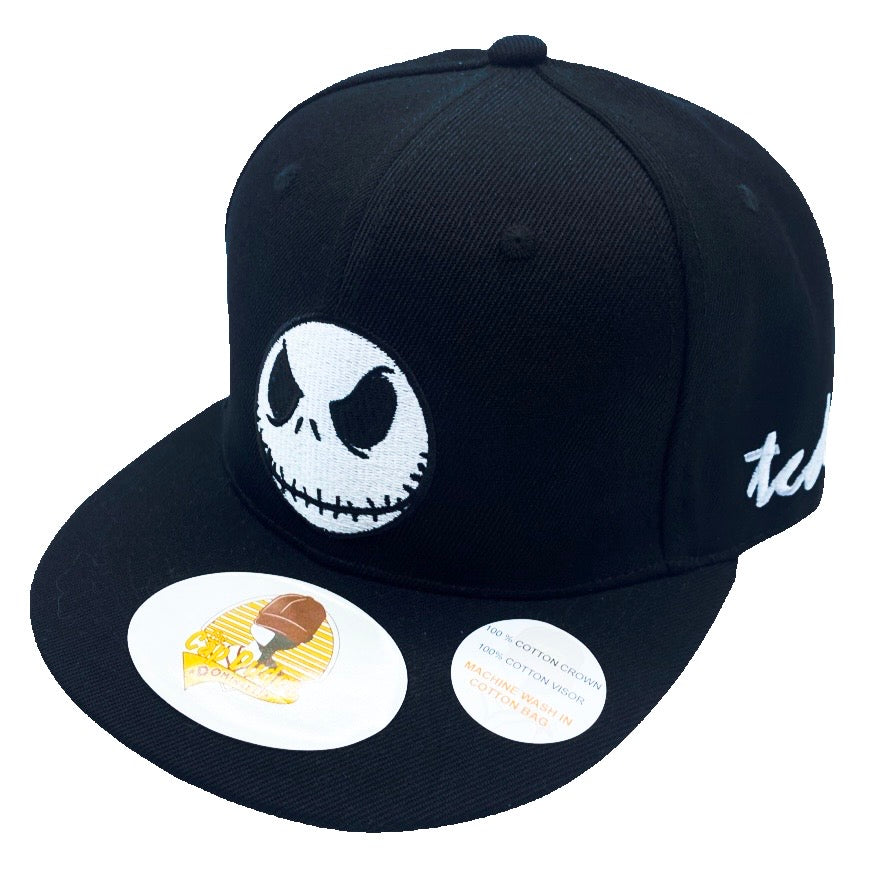 Jack Skellington Black Baseball Hat - The Cap Dudes