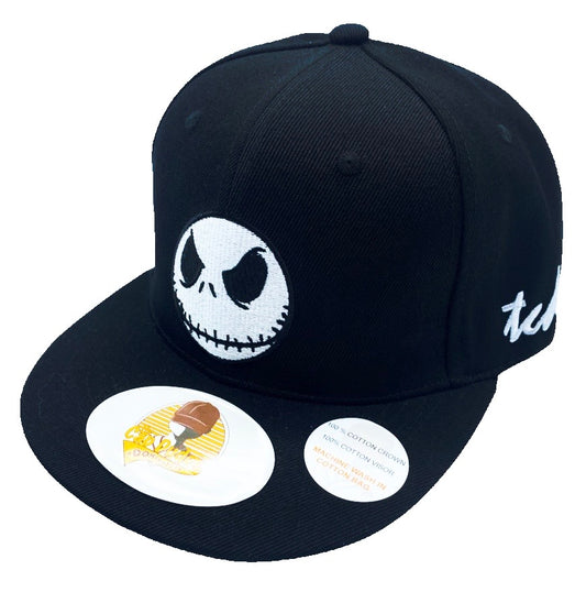 Jack Skellington Black Baseball Hat - The Cap Dudes