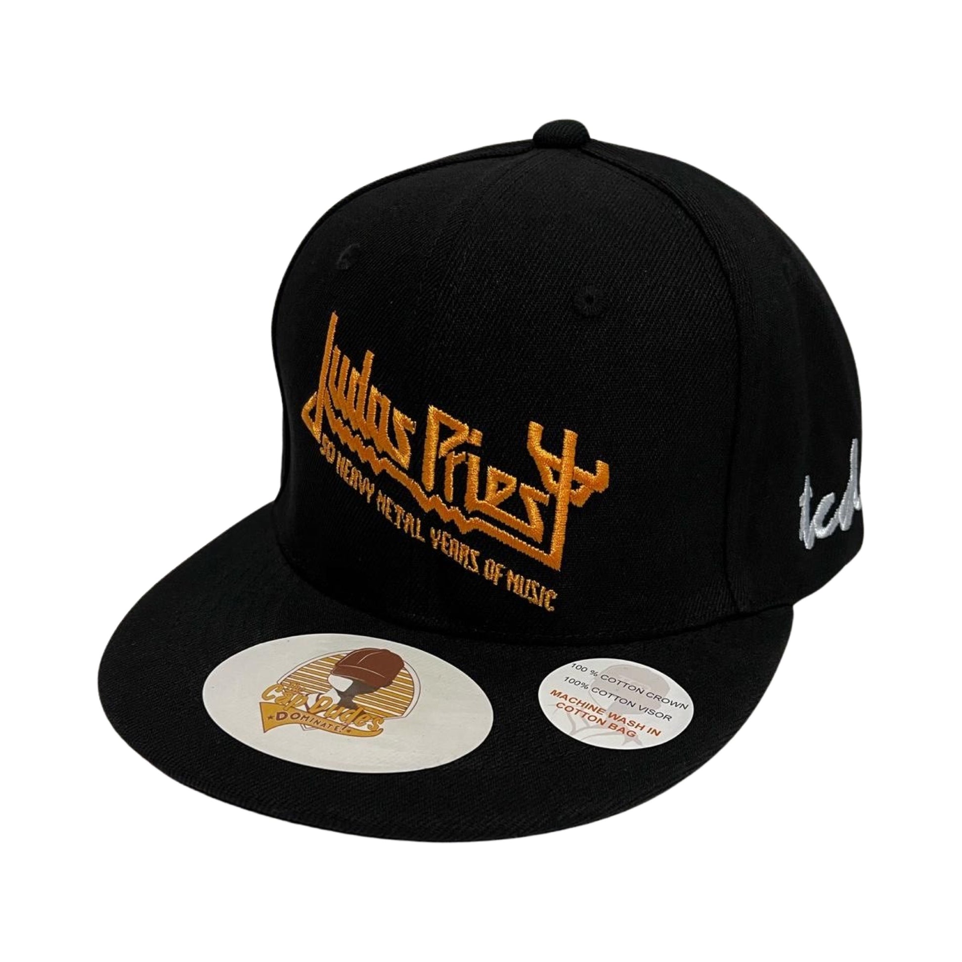 Judas Priest Black Baseball Hat - The Cap Dudes - Front View