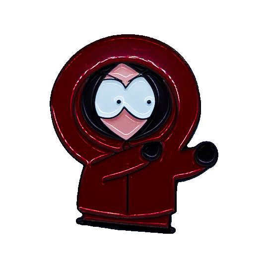 Kenny - South Park Cartoon Characters 1 Brooch Accessory - Front