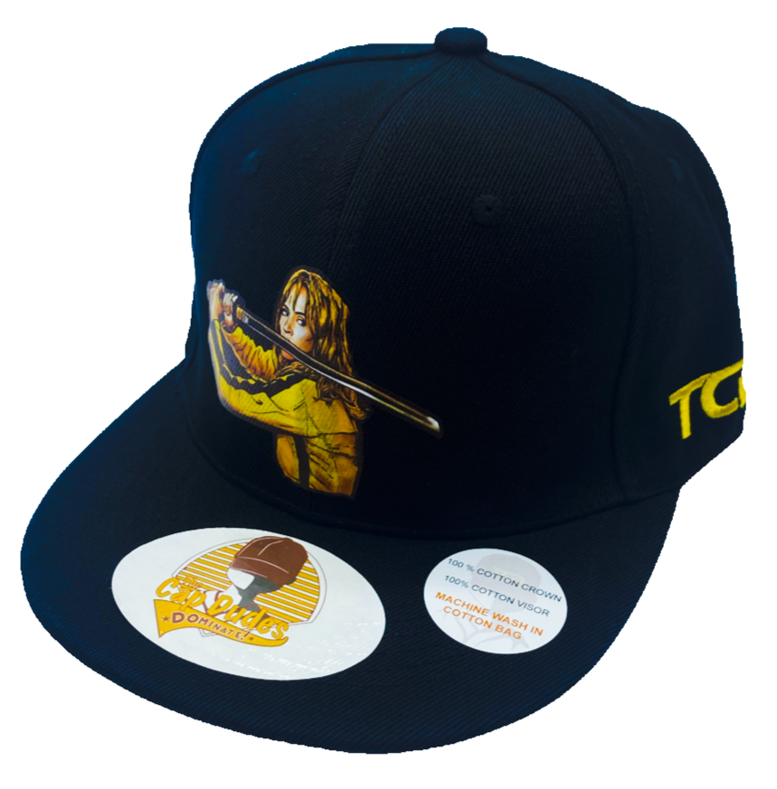 Kill Bill Black Baseball Hat - The Cap Dudes - Front  View