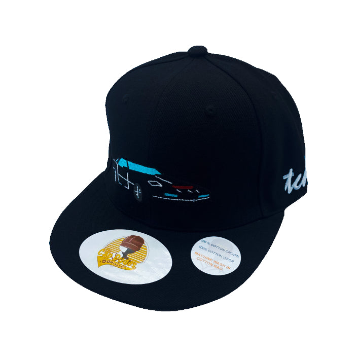  Knight Rider Black Baseball Hat - The Cap Dudes - Front View
