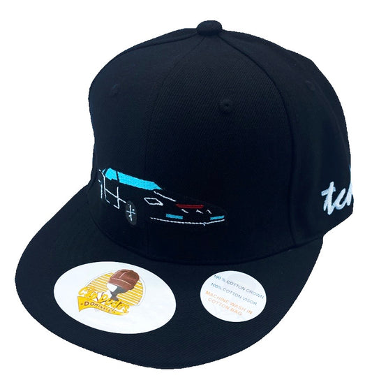 Knight Rider Black Baseball Hat - The Cap Dudes