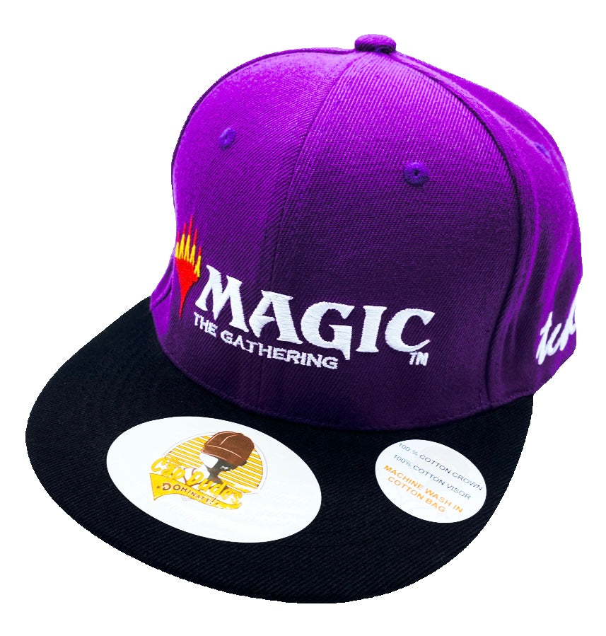 MTG Purple and Black Baseball Hat - The Cap Dudes