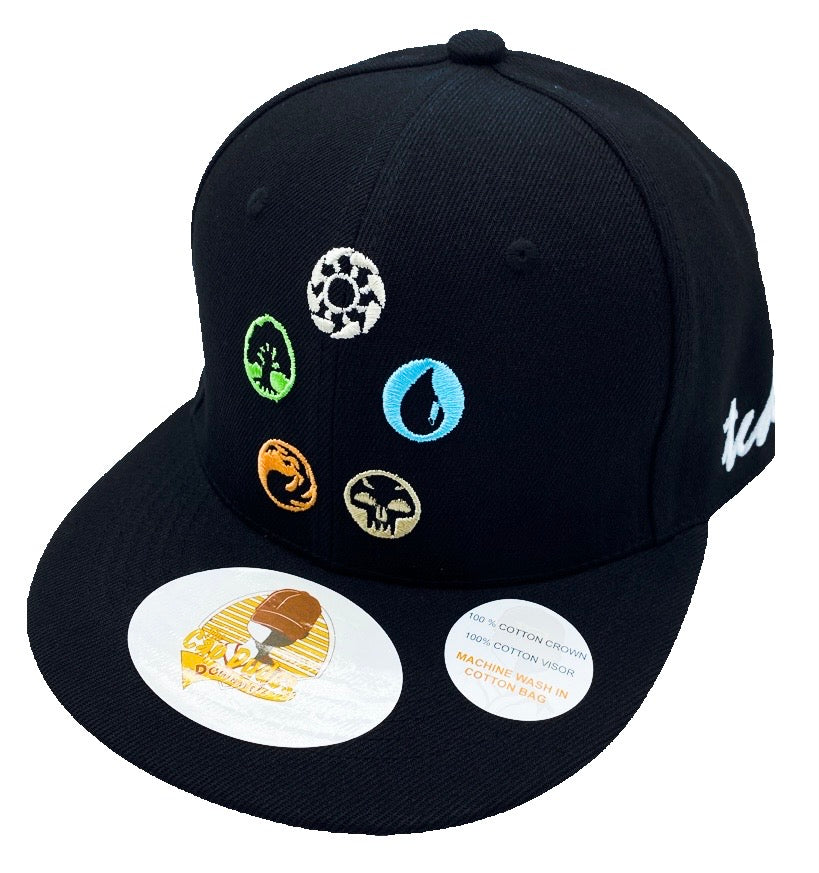 MTG Mana Black Baseball Hat - The Cap Dudes