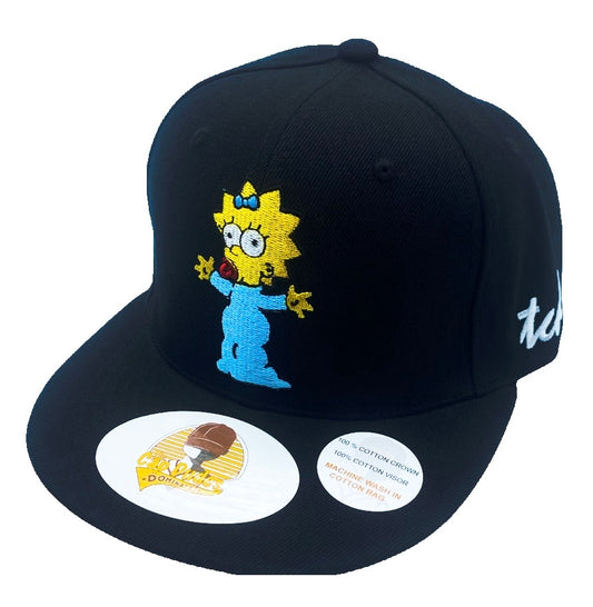 Maggie Simpson Black Baseball Hat - The Cap Dudes