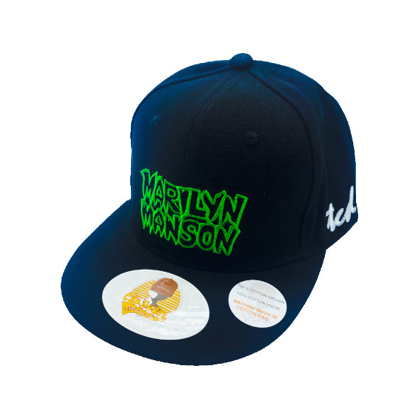 Marilyn Manson - Black Baseball Hat - The Cap Dudes - Front View
