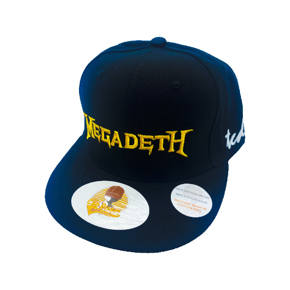 Megadeth - Black Baseball Hat - The Cap Dudes - Front View