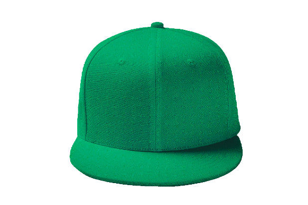 Mid Green Baseball Hat-Double Snapback 9Fifty Style 100% Cotton-The Cap Dudes-Front View