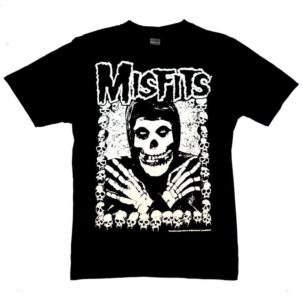 Misfits-Black TShirt-I Want Your Skull-The Cap Dudes-Front View 
