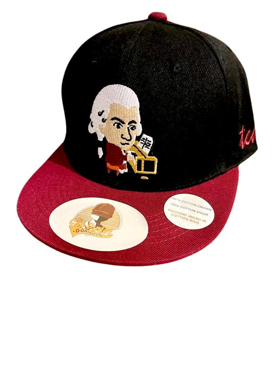 Mozart Black Baseball Hat - The Cap Dudes - Front View