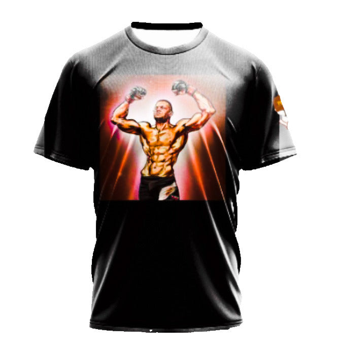 MMA Nate Diaz Black T Shirt - The Cap Dudes