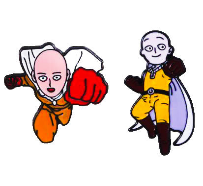 One Punch Man 2 - Manga - Anime Brooch Accessories - Front