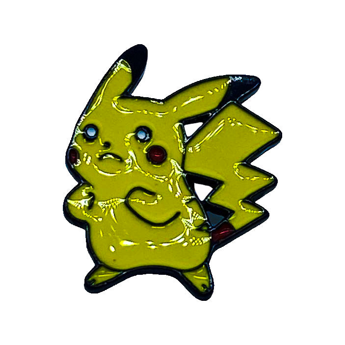 Pikachu - Pokemon characters - Manga - Anime Brooch Accessory - Front