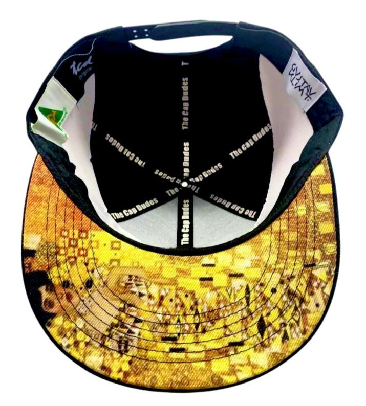 Portrait Of Adele Bloch-Bauer 1 By Gustav Klimt Baseball Hat - Under Brim - The Cap Dudes