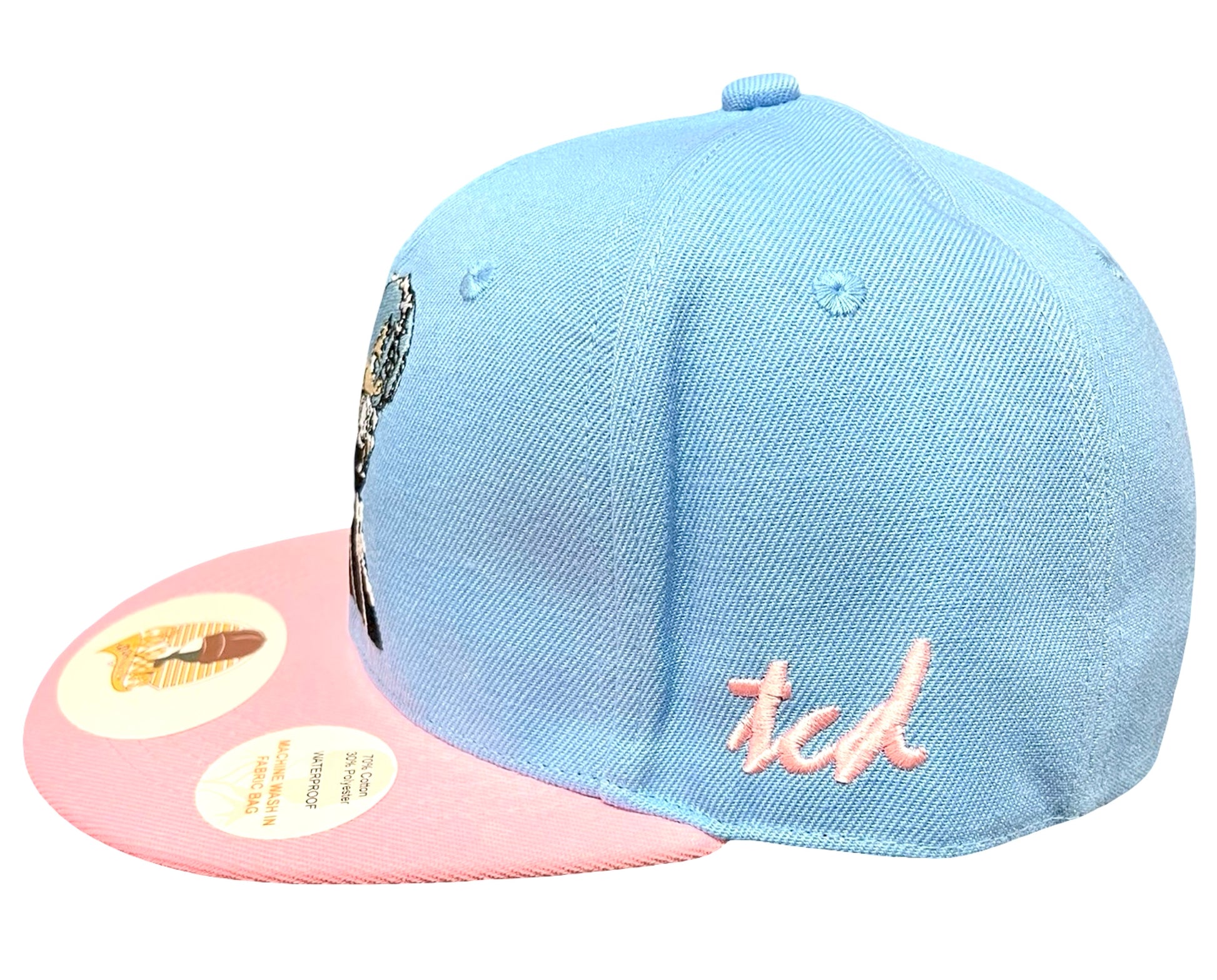 Re Zero Ram and Rem Baseball Hat - Side View - The Cap Dudes