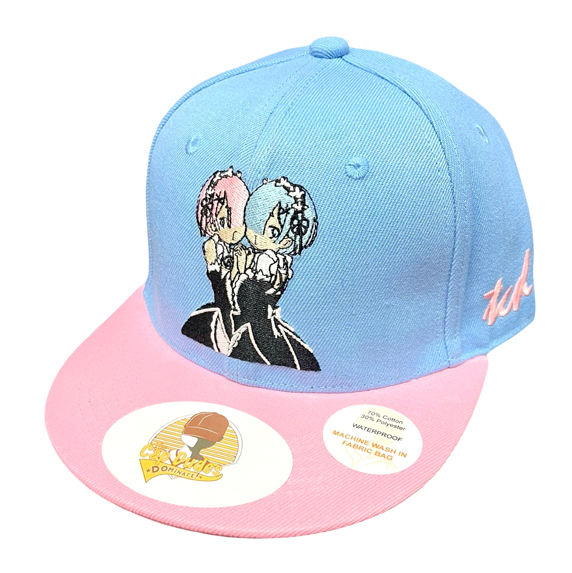 Re Zero Ram and Rem Baseball Hat - The Cap Dudes