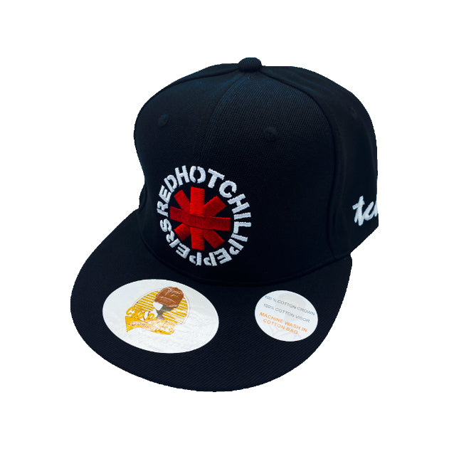Red Hot Chili Peppers - Black Baseball Hat - The Cap Dudes - Front View