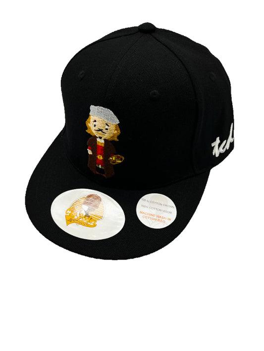 Rembrandt The Night Watch - Black Baseball Hat - The Cap Dudes - Front View