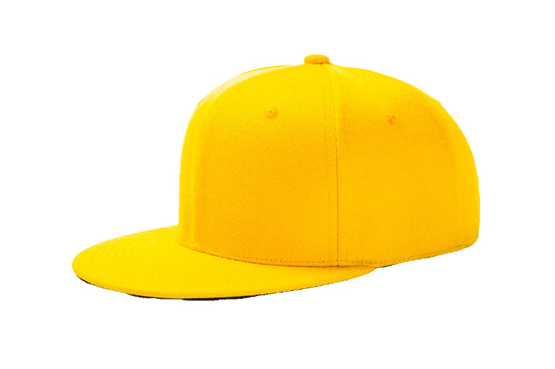 Royal Yellow Baseball Hat-Double Snapback 9Fifty Style 100% Cotton-The Cap Dudes-Side Angled View