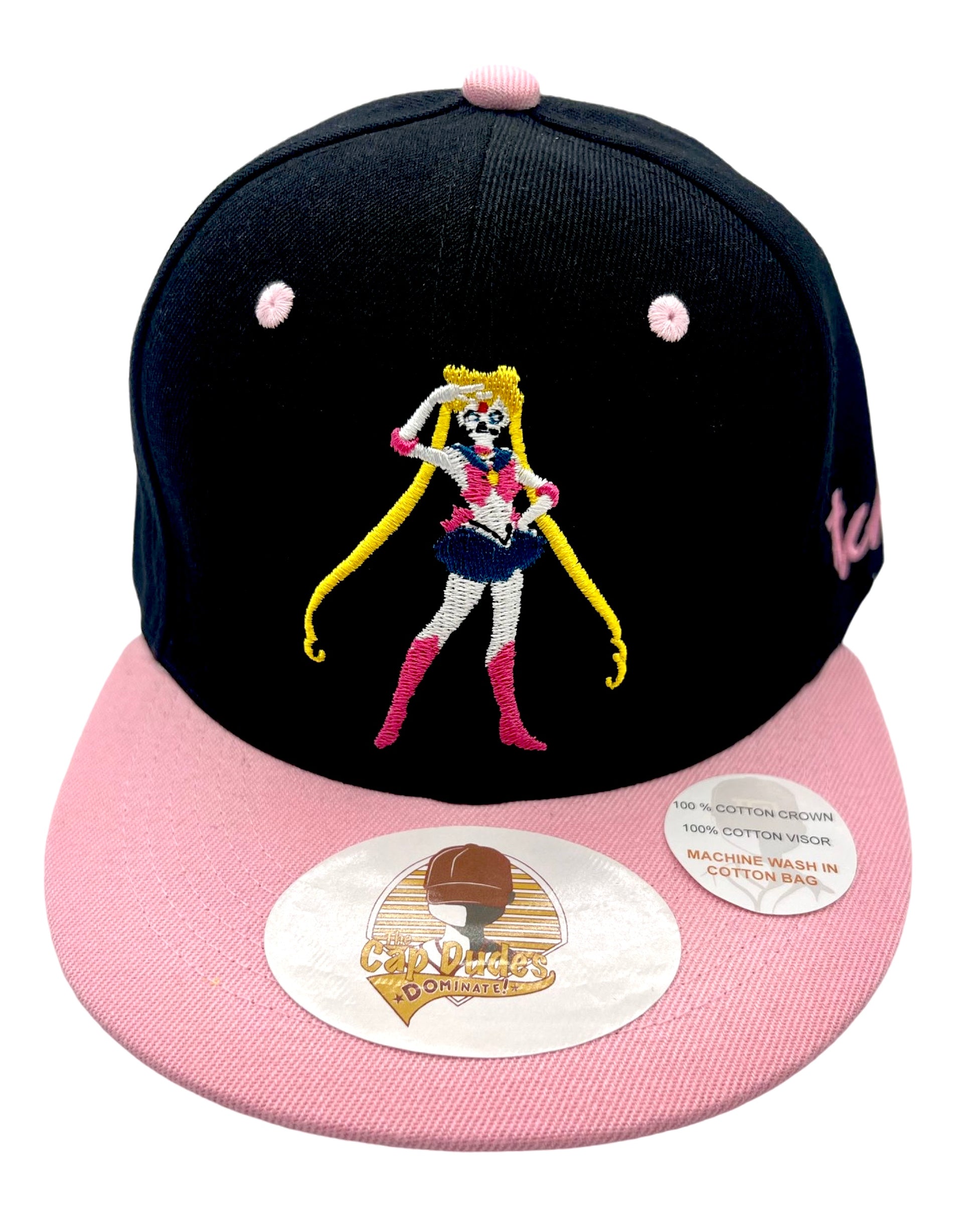 Sailor Moon Baseball Hat - Front View - The Cap Dudes