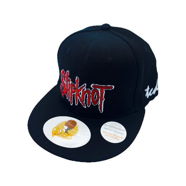 Slipknot - Black Baseball Hat - The Cap Dudes - Front View