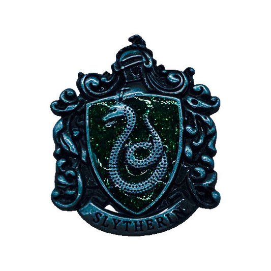 Slytherin House Seal - Harry Potter Brooch Accessory - Front