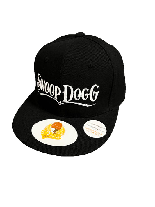Snoop Dogg - Black Baseball Hat - The Cap Dudes - Front View